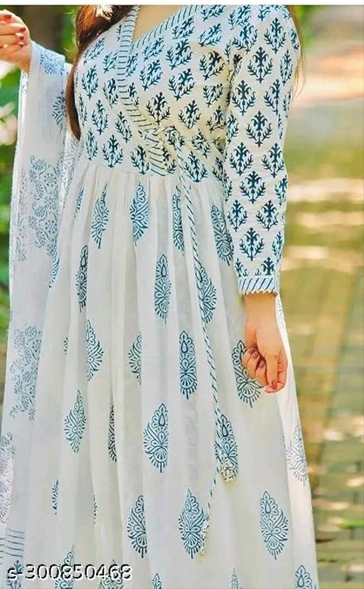 Anara kali kurti and dupatta