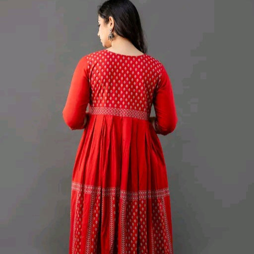Women's Rayon Anarkali Kurti