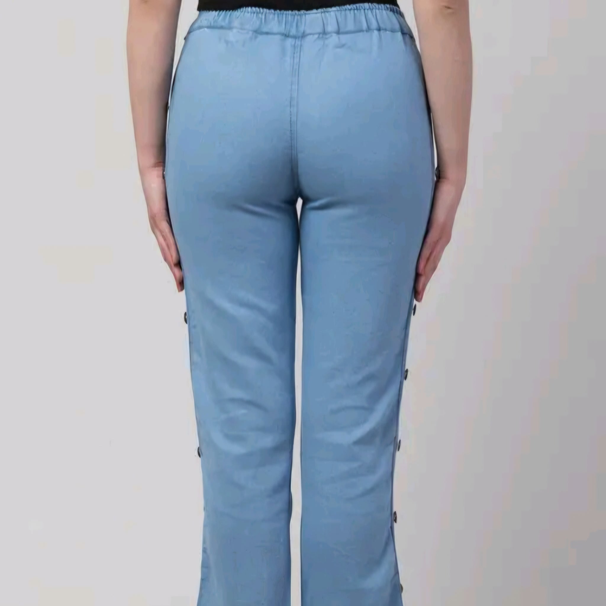 Ira Stylish Joggers Washed Blue Jean For Women